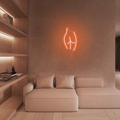 Mini Lady Buttocks LED Neon Signs Led Neon Lighting