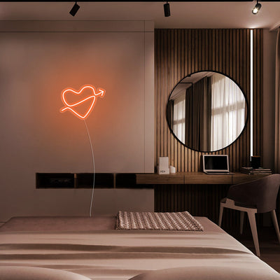 Mini Heart with Arrow LED Neon Signs Led Neon Lighting