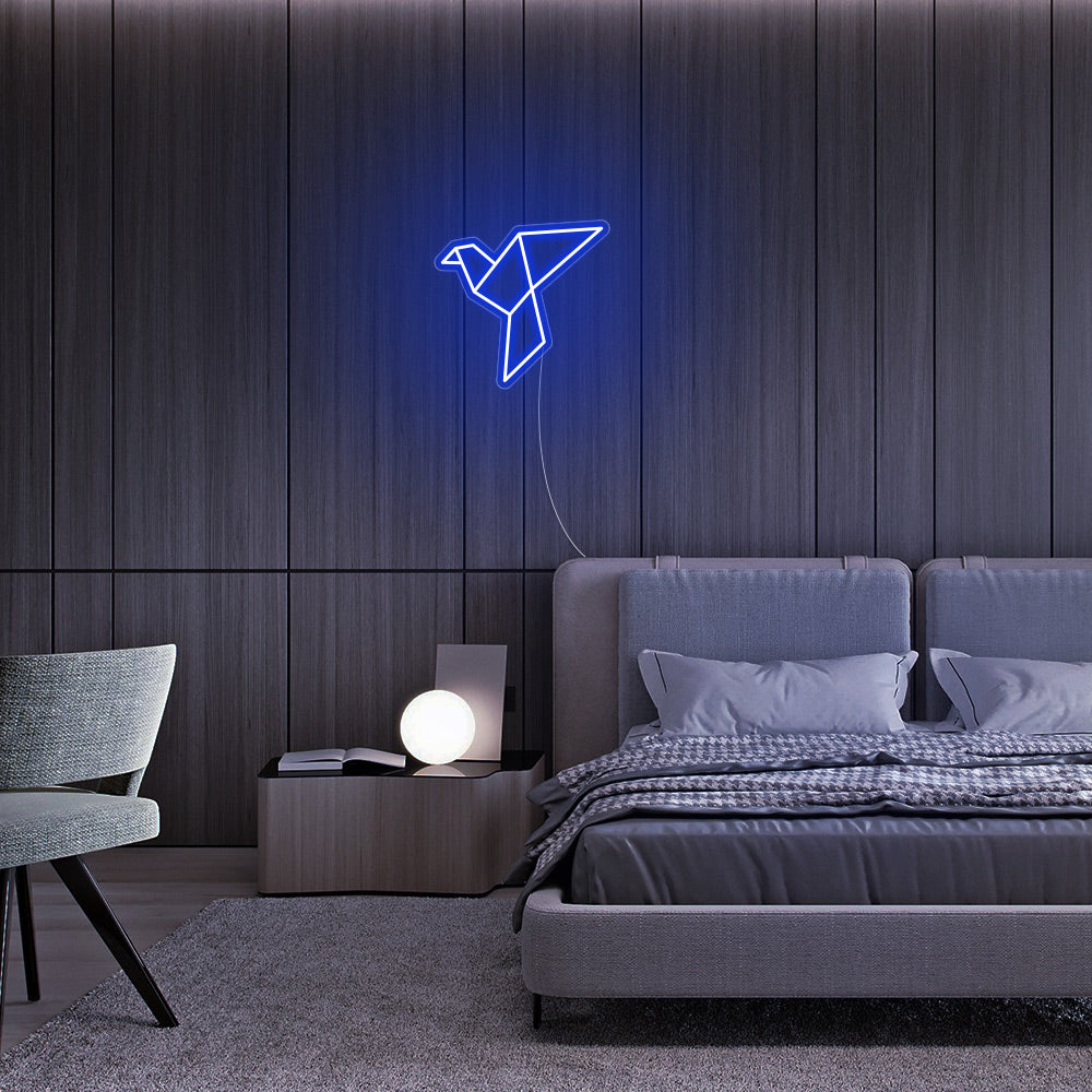 Mini Paper Crane LED Neon Signs Led Neon Lighting