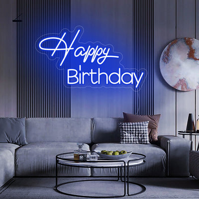 Happy Birthday Neon Signs Led Neon Light Birthday Party