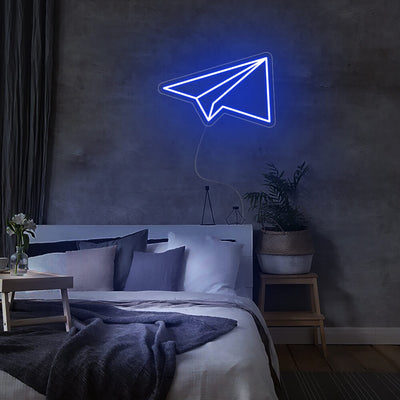 Mini Paper Plane LED Neon Signs Led Neon Lighting