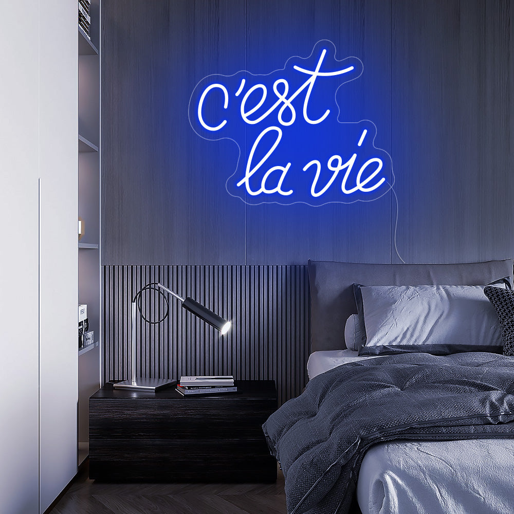 C'est la vie Neon Signs Movie Led Neon Lighting