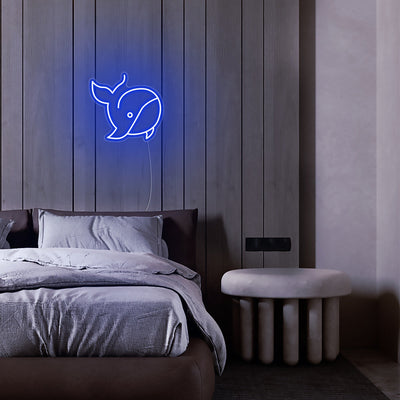 Mini Whale LED Neon Signs Led Neon Lighting