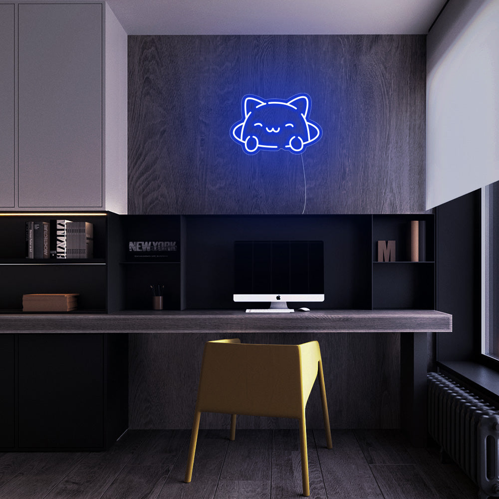 Mini Smile Cat LED Neon Signs Led Neon Lighting