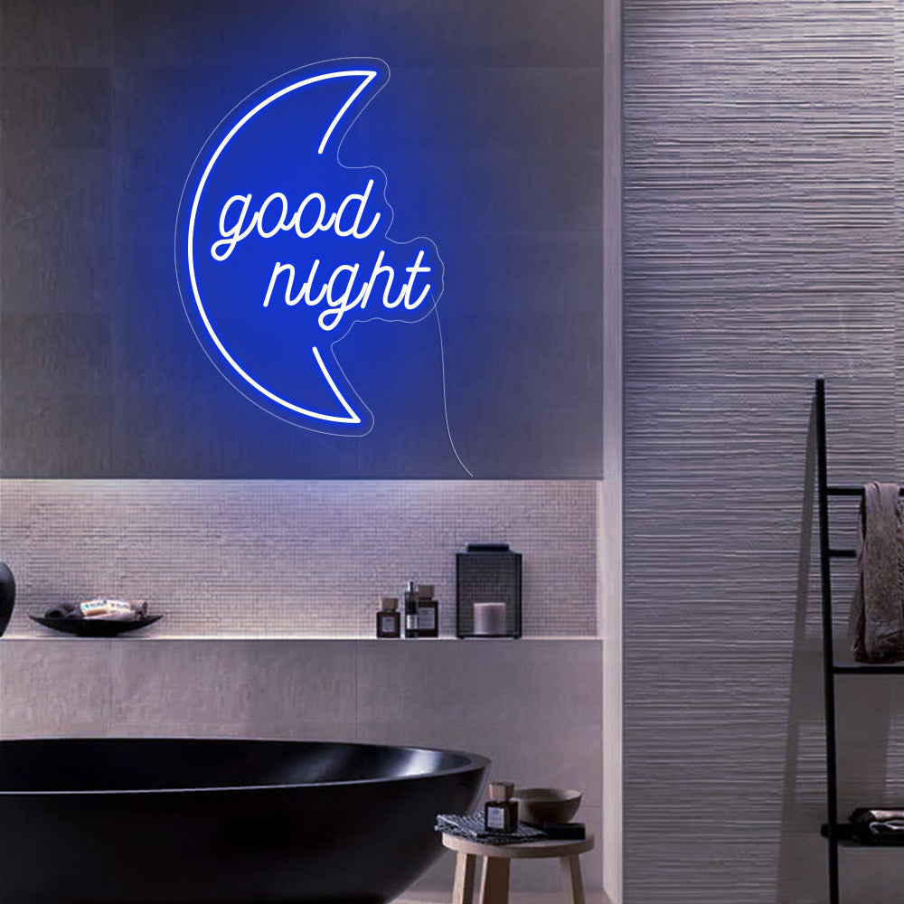 Good Night Neon Signs Led Neon Light Bedroom Wall Hanging