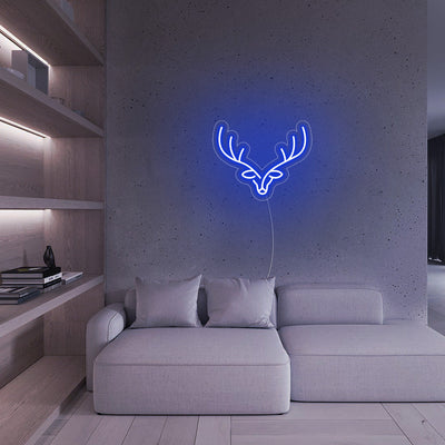 Christmas Reindeer Elk Deer Neon Signs Led Neon Lighting