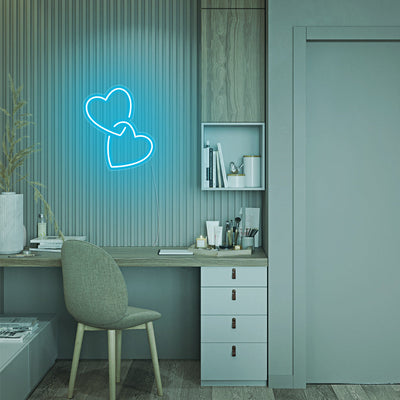 Mini Heart Lock LED Neon Signs Led Neon Lighting