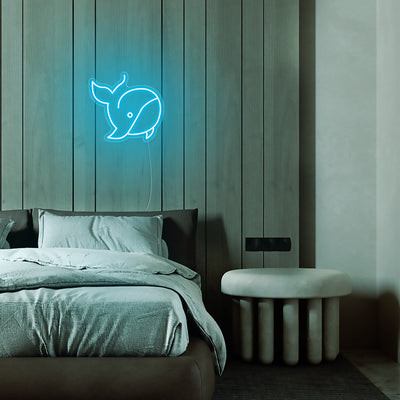 Mini Whale LED Neon Signs Led Neon Lighting