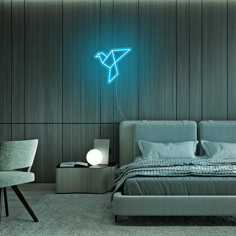 Mini Paper Crane LED Neon Signs Led Neon Lighting