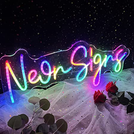 Custom Neon Sign One Line Text Led Neon Lighting