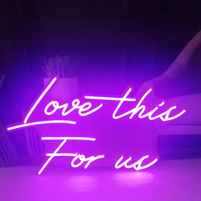 Love this for us Neon Signs Led Neon Light Room Decoration