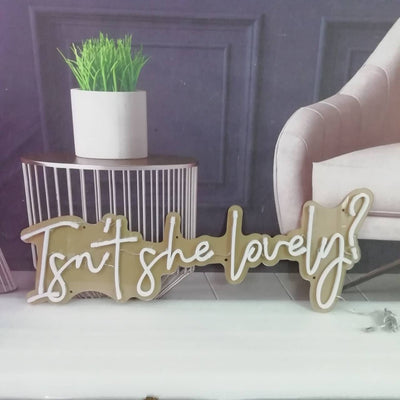 Isn't she lovely? Neon Signs Led Neon Lighting