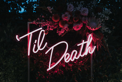 Til Death Neon Signs Led Neon Lighting 2 Big Size