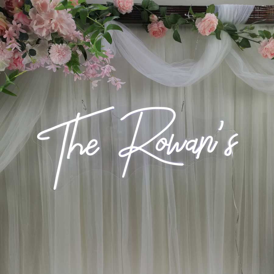 Custom Wedding Neon Sign Bridal Name Custom Neon Sign