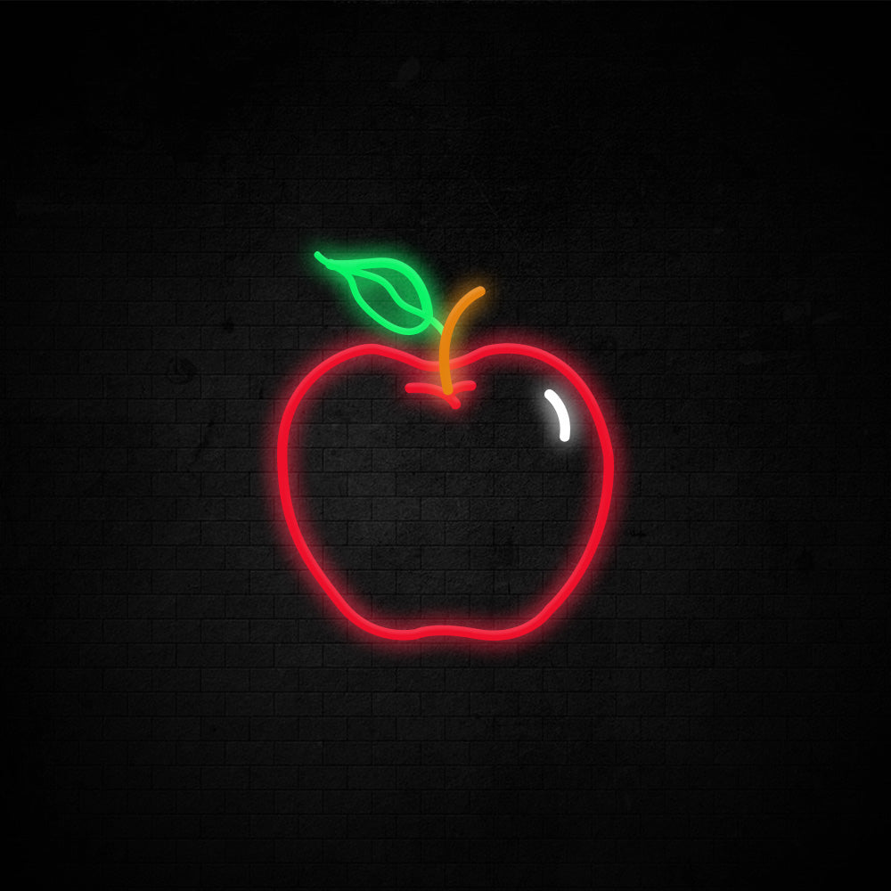 Fruit Apple Pattern Neon Signs Led Neon Lighting