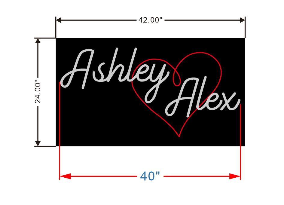 Ashley & Alex Neon Sign
