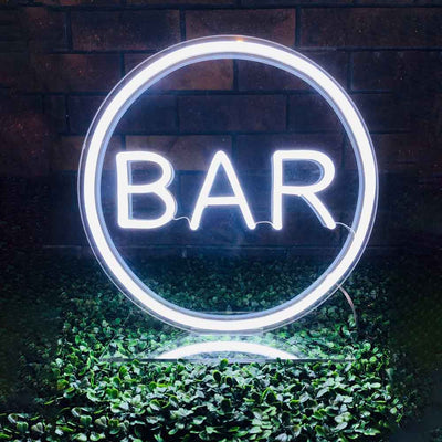 Bar Sign Neon Sign Wedding Event Party Desktop Neon Sign