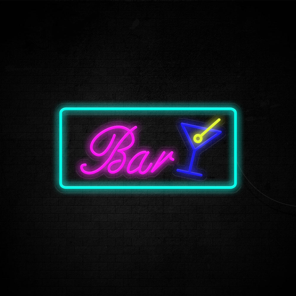 Bar Cocktail Neon Signs Led Neon Lighting Home Bar Cocktail Decoration