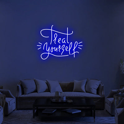 TREAT YOURSELF Neon Signs Led Neon Lighting -1
