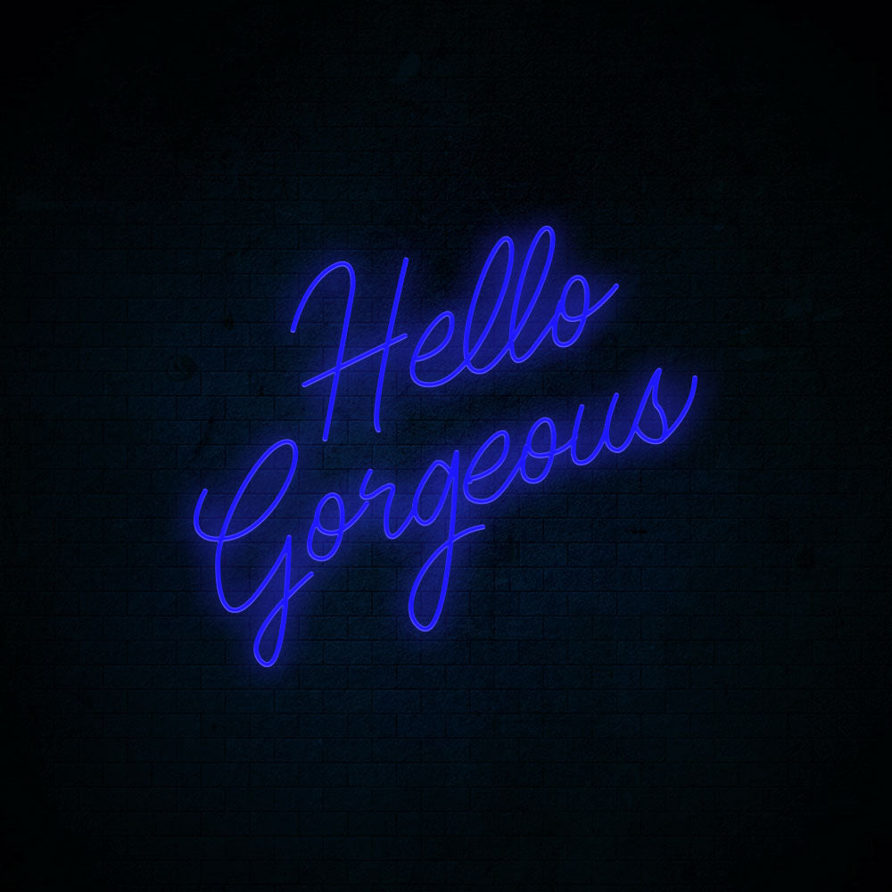 Hello Gorgeous Neon Signs Led Neon Light Beauty Salon Decoration