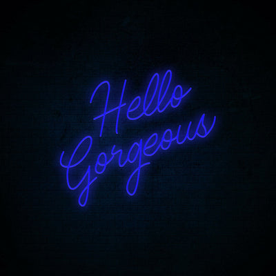 Hello Gorgeous Neon Signs Led Neon Light Beauty Salon Decoration