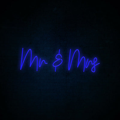 Mr & Mrs Neon Signs Led Neon Light Wedding Party Decoration