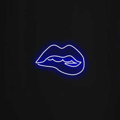 Biting Lips Neon Signs Led Neon Lighting