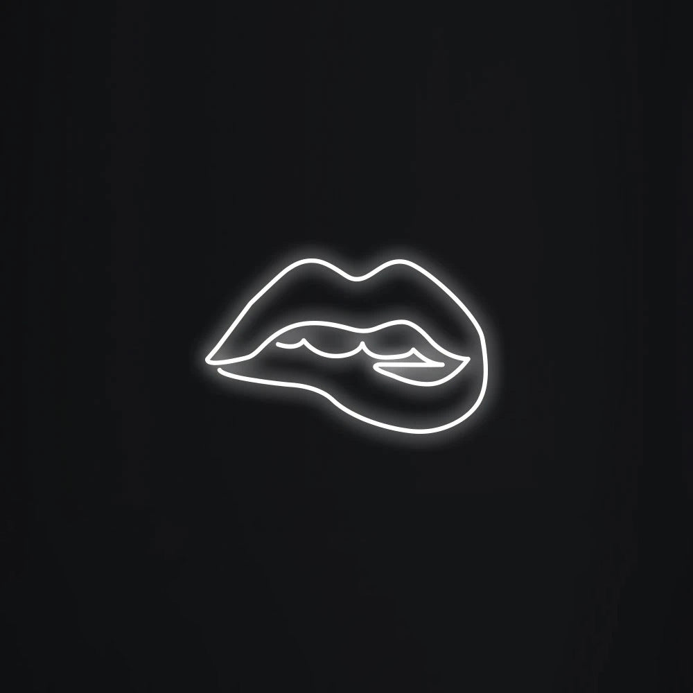 Biting Lips Neon Signs Led Neon Lighting