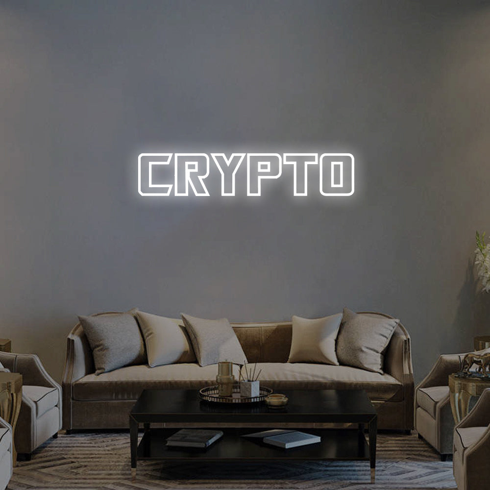 CRYPTO Neon Signs Led Neon Lighting