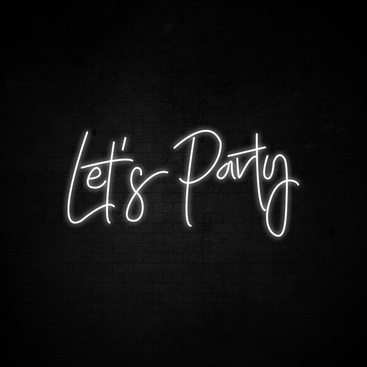 Let's Party Neon Signs Led Neon Light Party Lighting