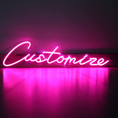 Custom Neon Sign One Line Text Led Neon Lighting