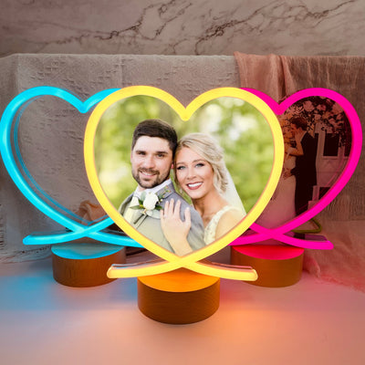 Custom Neon Lamp Photo Stand