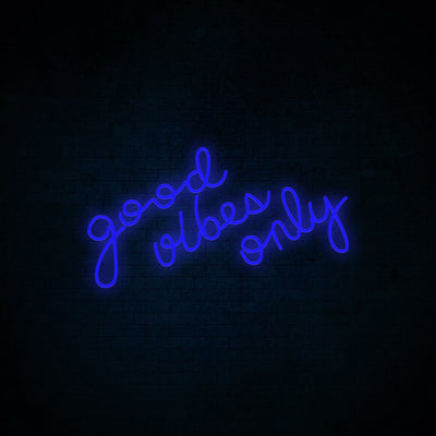 Good Vibes Only Neon Signs Led Neon Light Wall Decoration