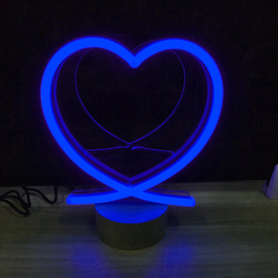 Custom Neon Lamp Photo Stand