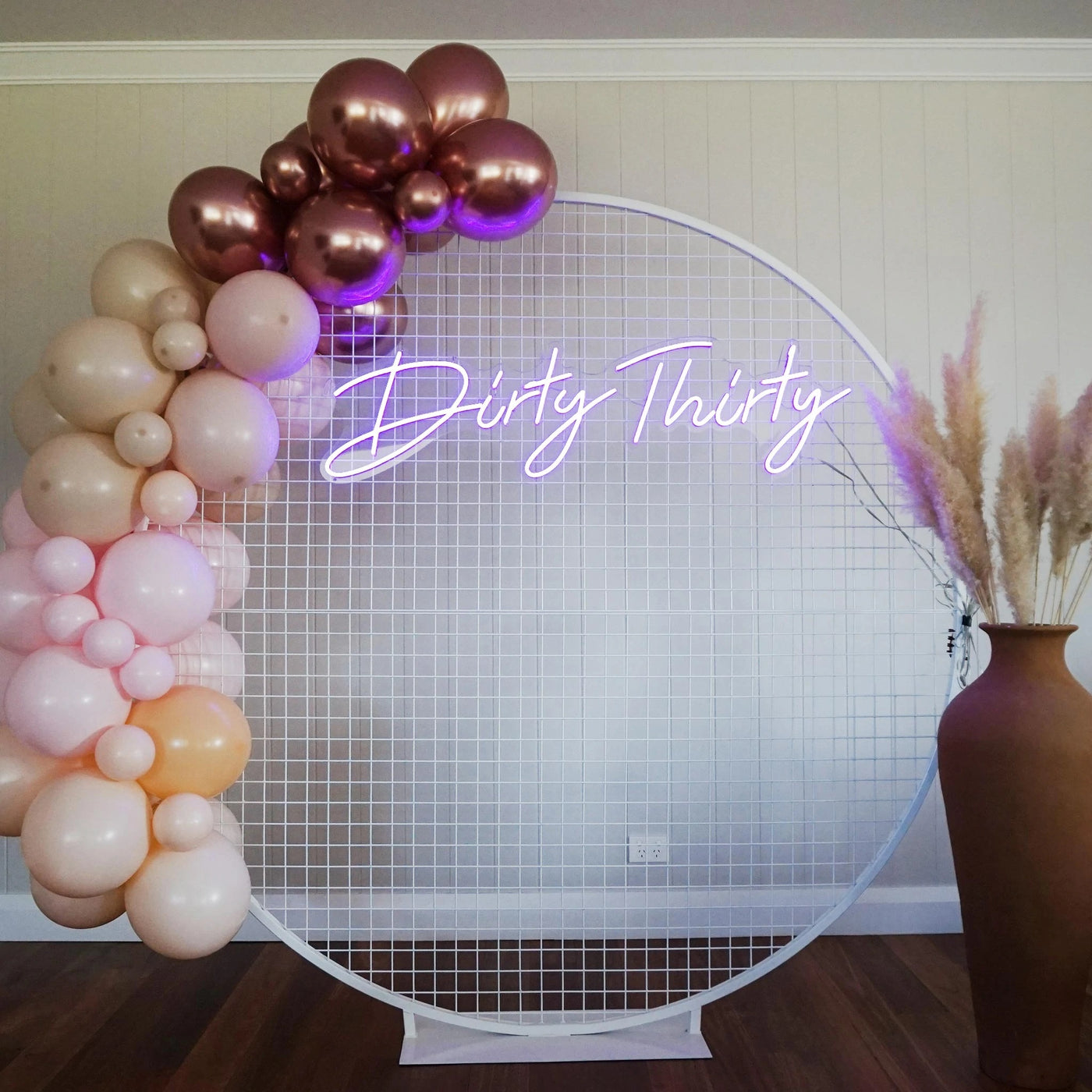 Dirty Thirty 30th Neon Sign Birthday Party Led Neon Lighting Decoration
