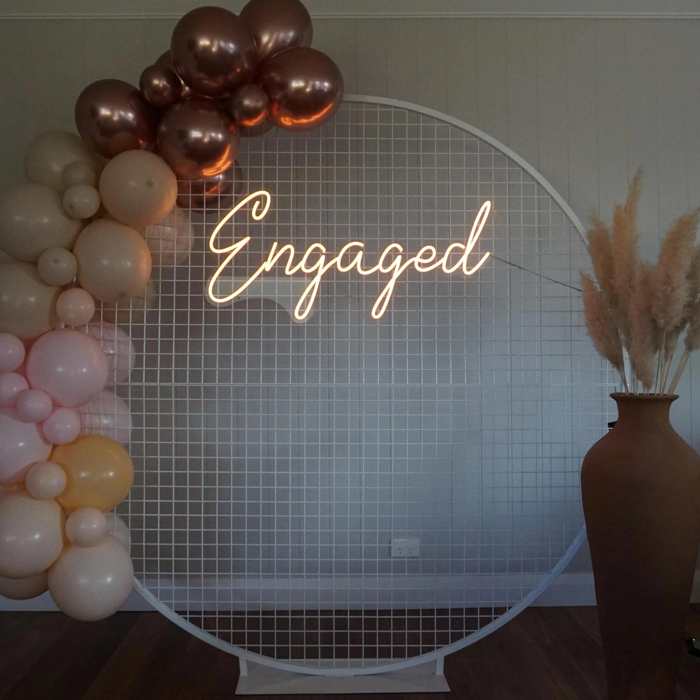 Engaged Neon Sign Engage Party Led Neon Lighting