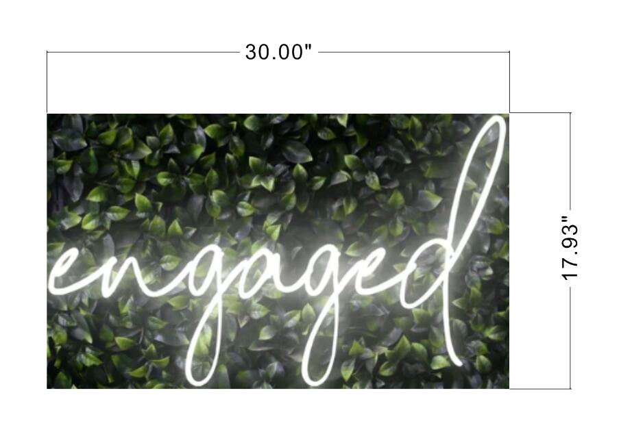 Engaged Neon Sign