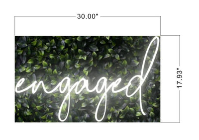 Engaged Neon Sign