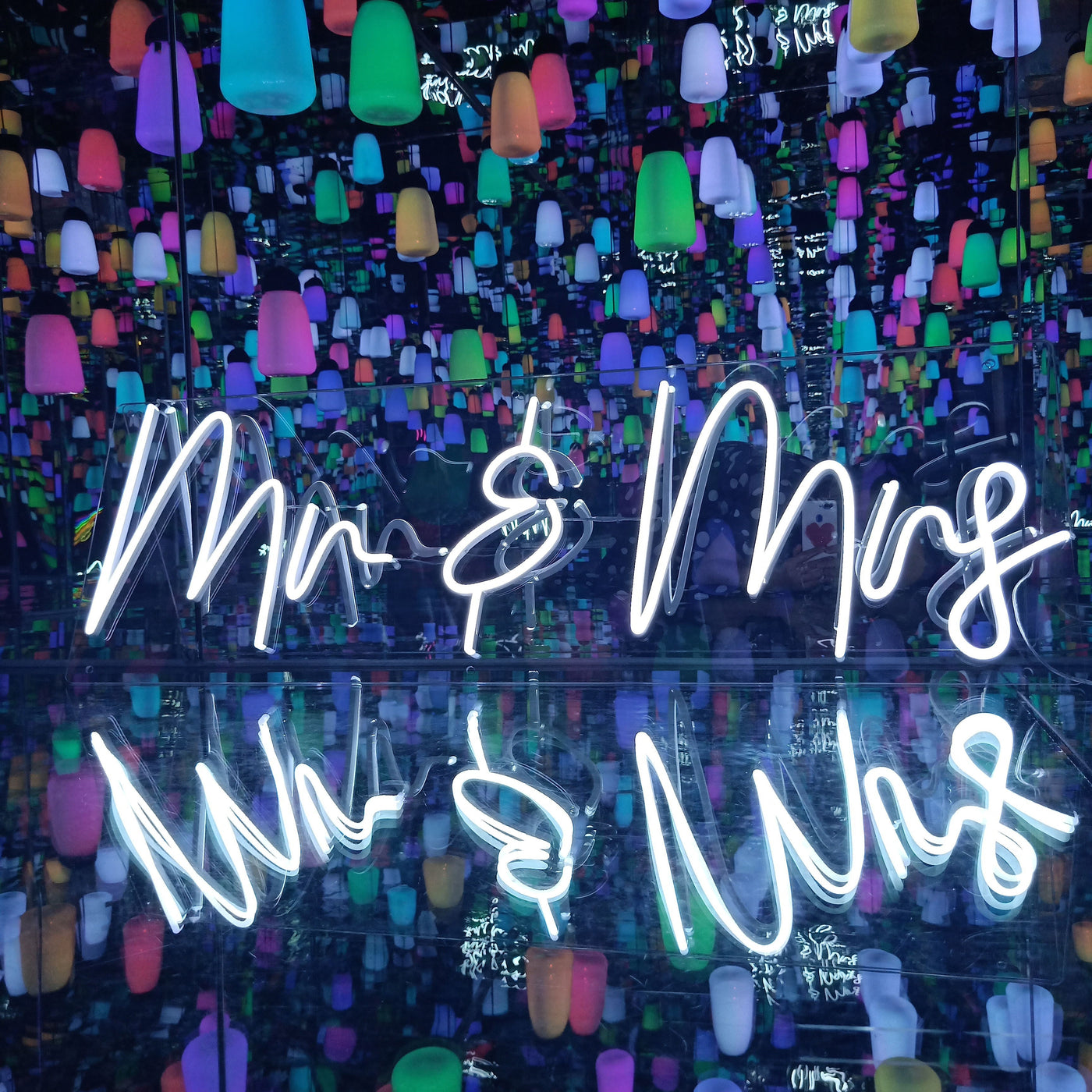 Mr & Mrs Neon Signs Led Neon Light Wedding Party Decoration