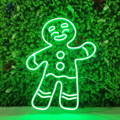 Christmas Snowman Gingerbread Man Neon Signs Led Neon Lighting