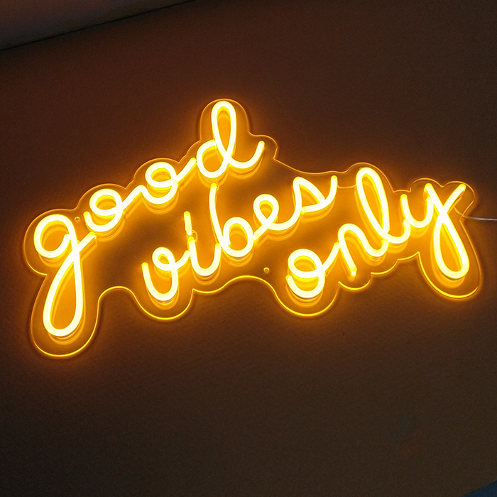 Good Vibes Only Neon Signs Led Neon Light Wall Decoration