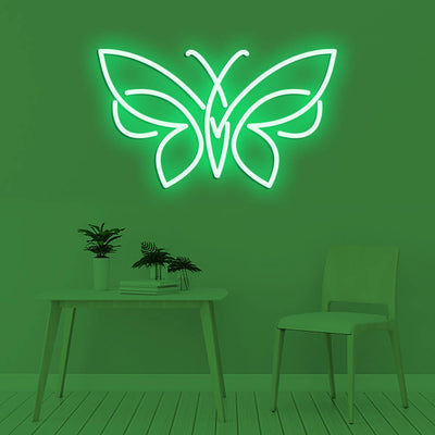 Butterfly Art Logo LED Neon Signs Led Neon Lighting Room Decoration