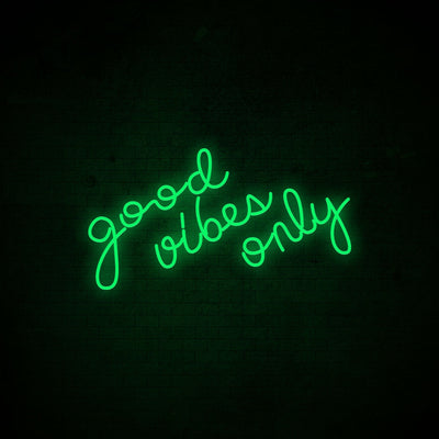 Good Vibes Only Neon Signs Led Neon Light Wall Decoration