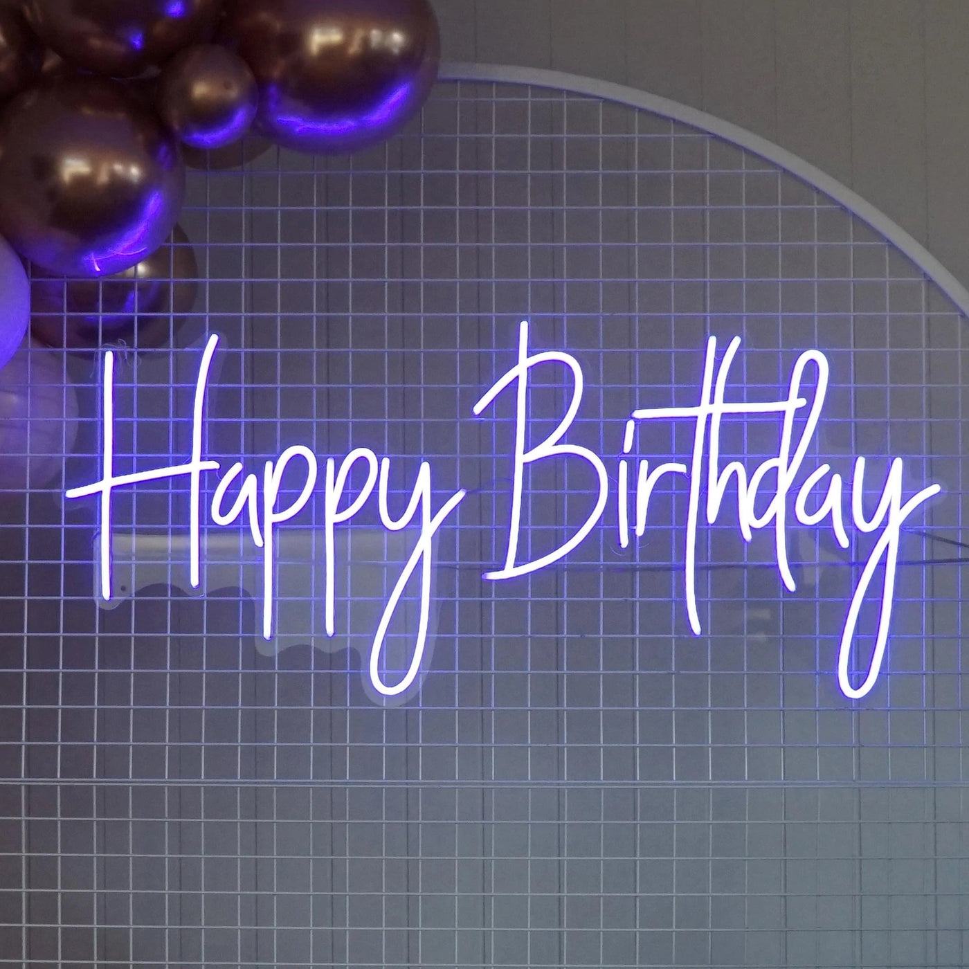 Happy Birthday Neon Sign Party Led Neon Lighting Decoration