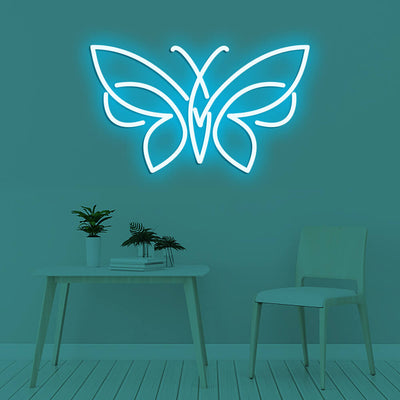 Butterfly Art Logo LED Neon Signs Led Neon Lighting Room Decoration