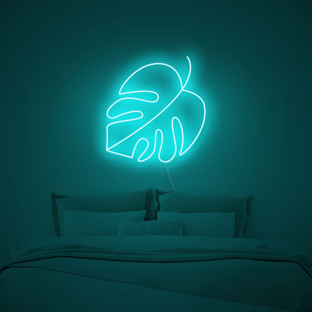 Monstera Leaf Neon Signs Led Neon Light Living Room Decoration