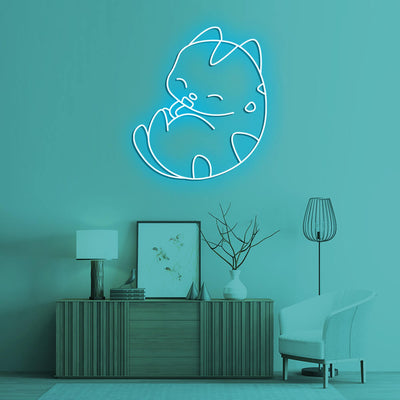 Cute Kitten LED Neon Signs Led Neon Lighting 1