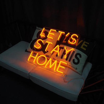 Custom Neon Sign Three Lines Text Led Neon Lighting