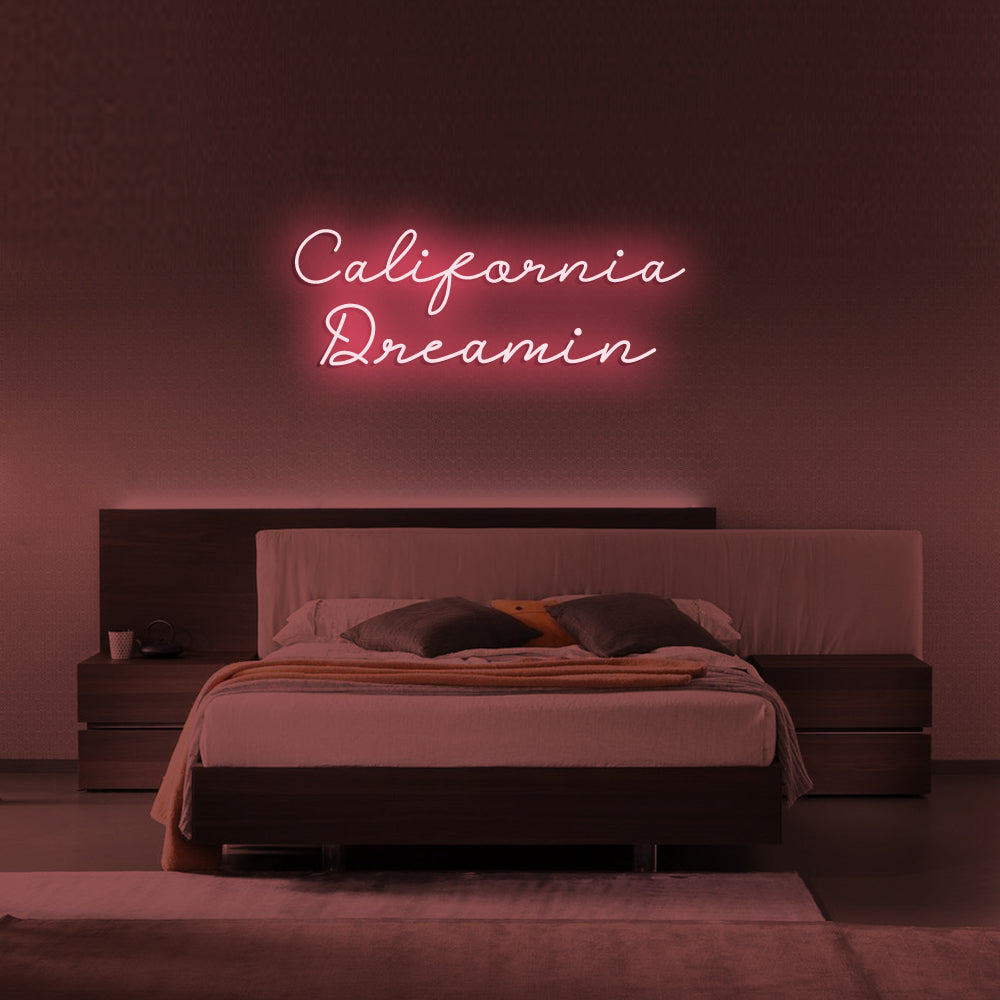 California Dreamin Neon Signs Led Neon Light