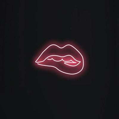 Biting Lips Neon Signs Led Neon Lighting